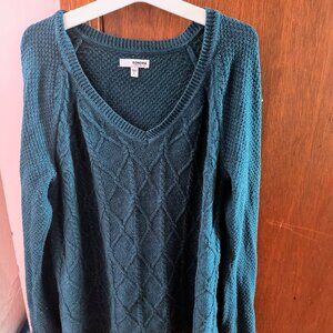 Sonoma women's blue/green sweater